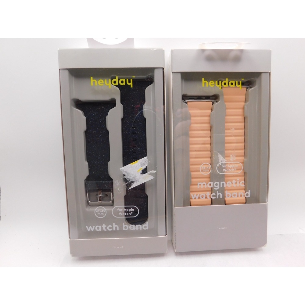 Set of 2 Heyday Apple Watch Phone Bands 1 Magnetic 1Regular